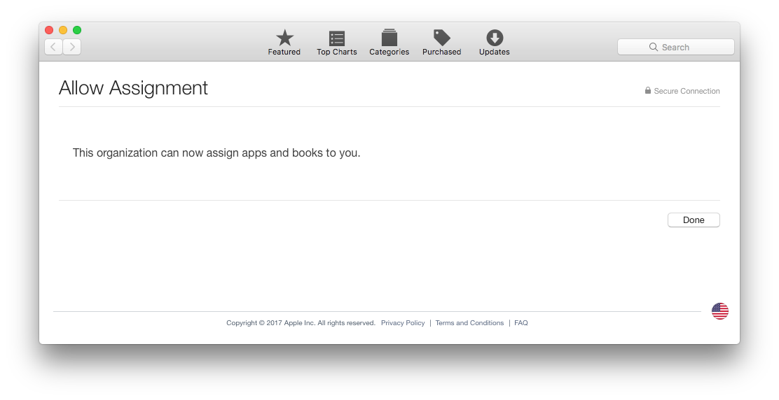 App Store window