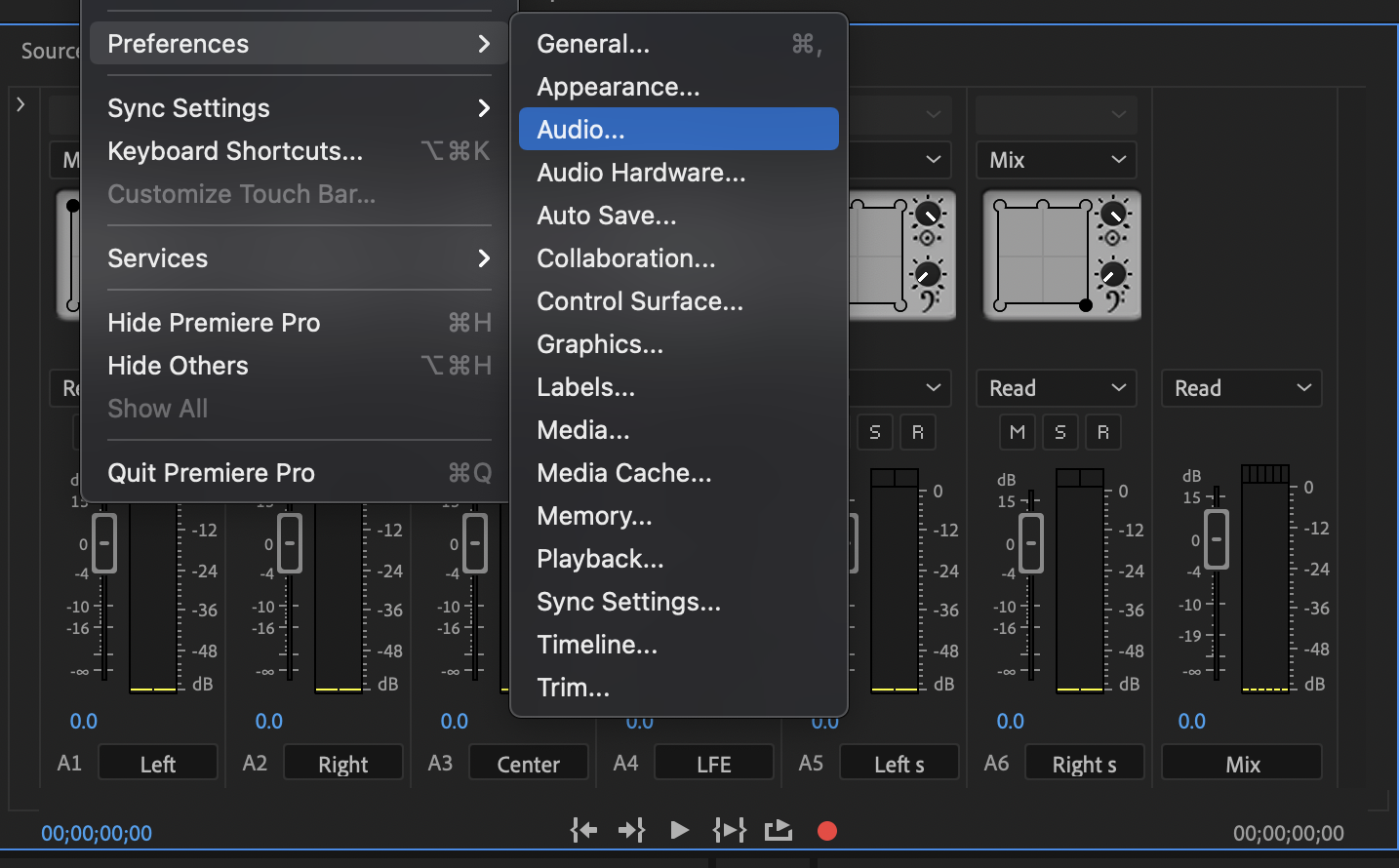 Premiere Pro - Setting up / Exporting 5.1 Audio – Emerson College