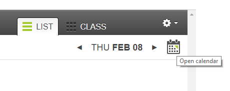 The Attendance tab in the course navigation bar of Canvas.