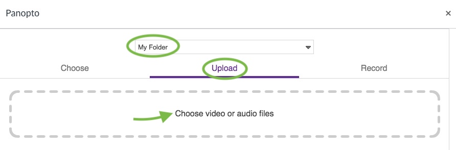 Upload Video Audio To Panopto Emerson It Help Desk