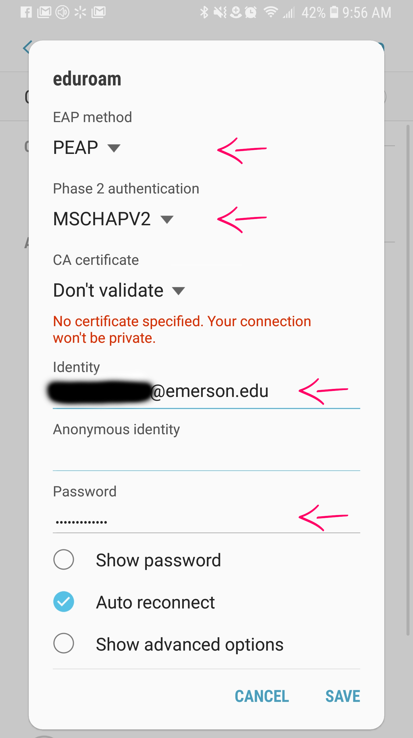 Connecting To Wireless Networks With Android Emerson It Help Desk