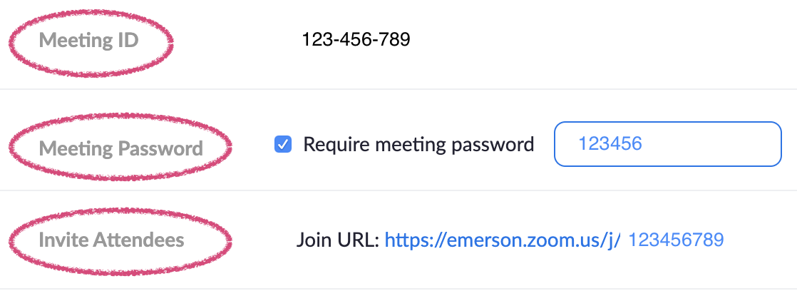 how to create zoom meeting id and password in mobile