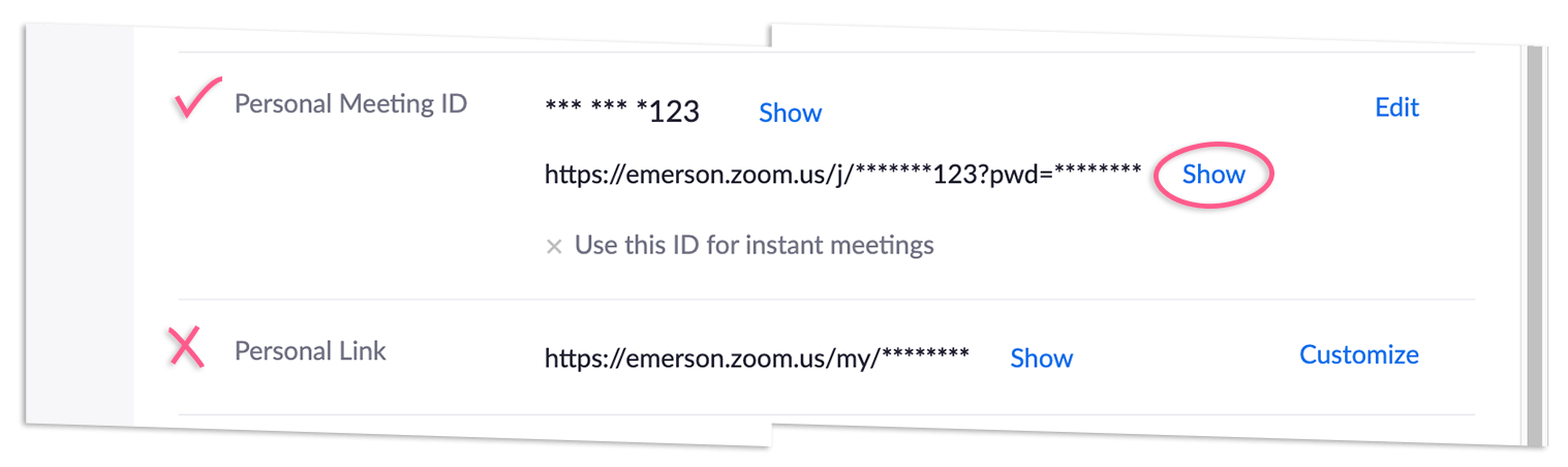 zoom personal meeting id vs generate automatically